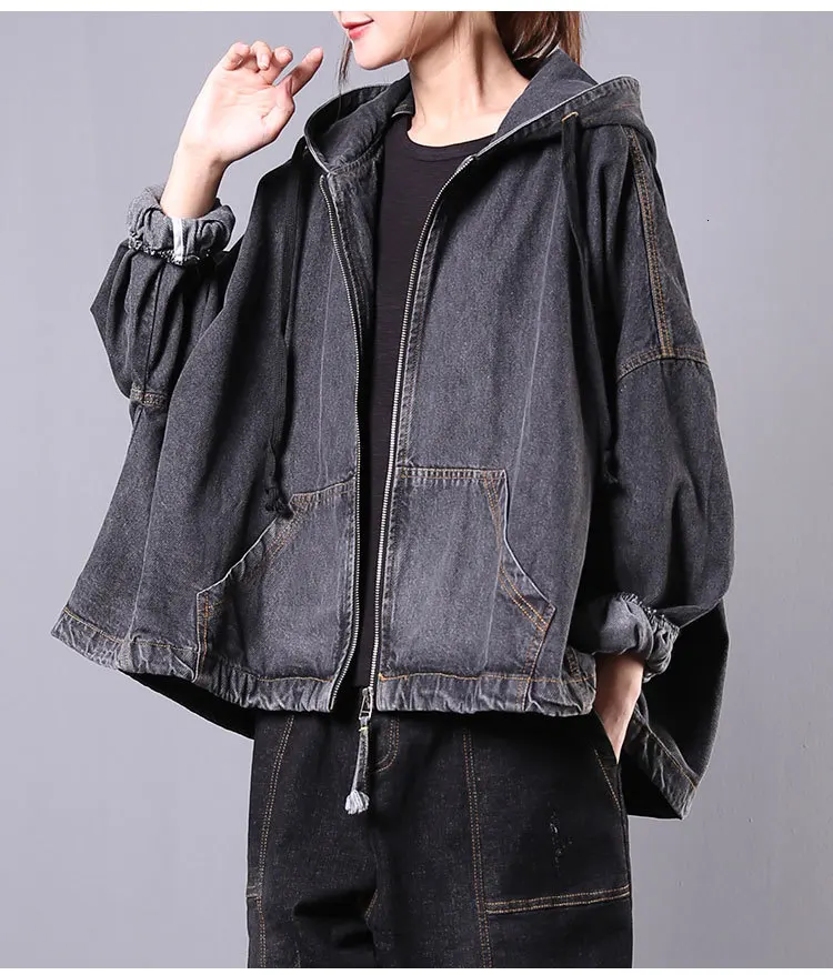 Max LuLu корейская модная дизайнерская одежда женские панк ветровки женские джинсовые куртки с капюшоном винтажные негабаритные осенние пальто
