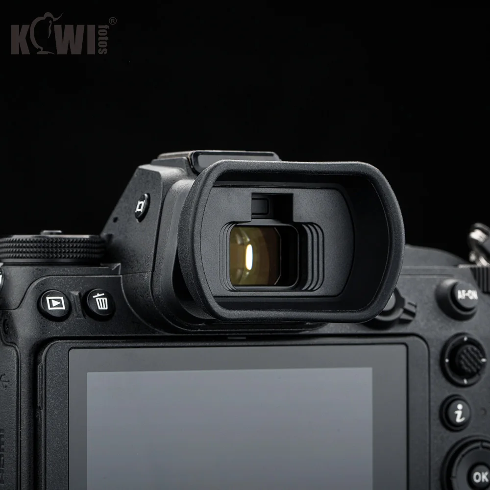 Kiwi silicone macio estendido câmera eyecup visor