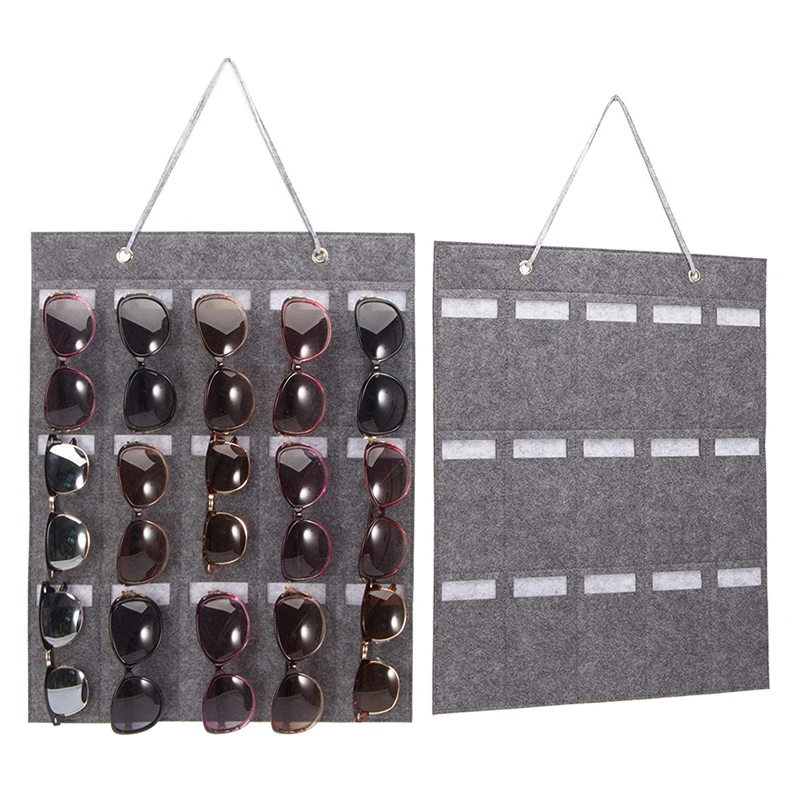 Storage Hanging Sunglasses Eyeglasses Wall Organizer Women Man Wall