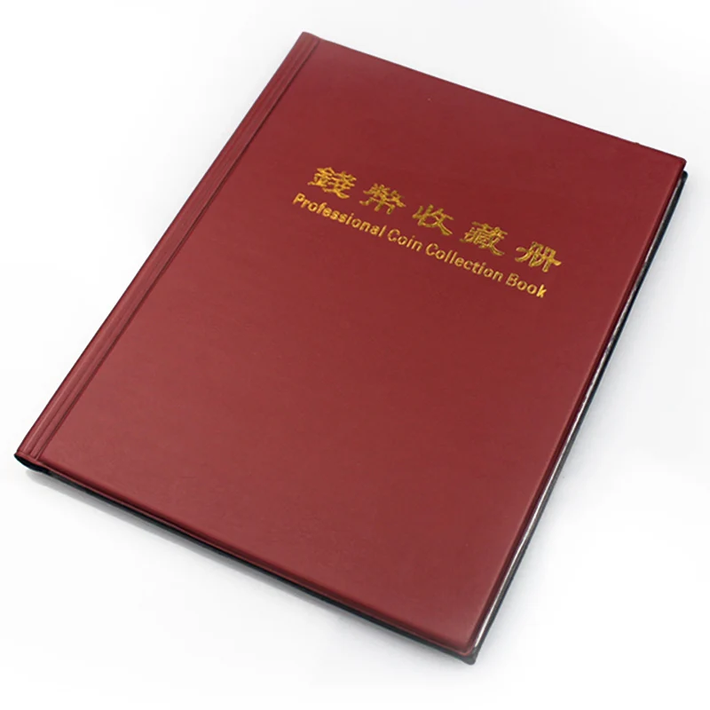 

Square Paper Coin Album 200 Coins Folder Binder Book Collection Holder DIY 1x