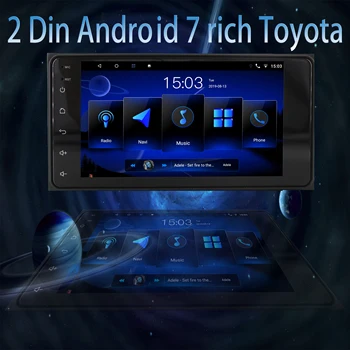 

2 din 7 inch android Universal car Multimedia Player stereo radio player for Toyota VIOS CROWN CAMRY COROLLA PREVIA