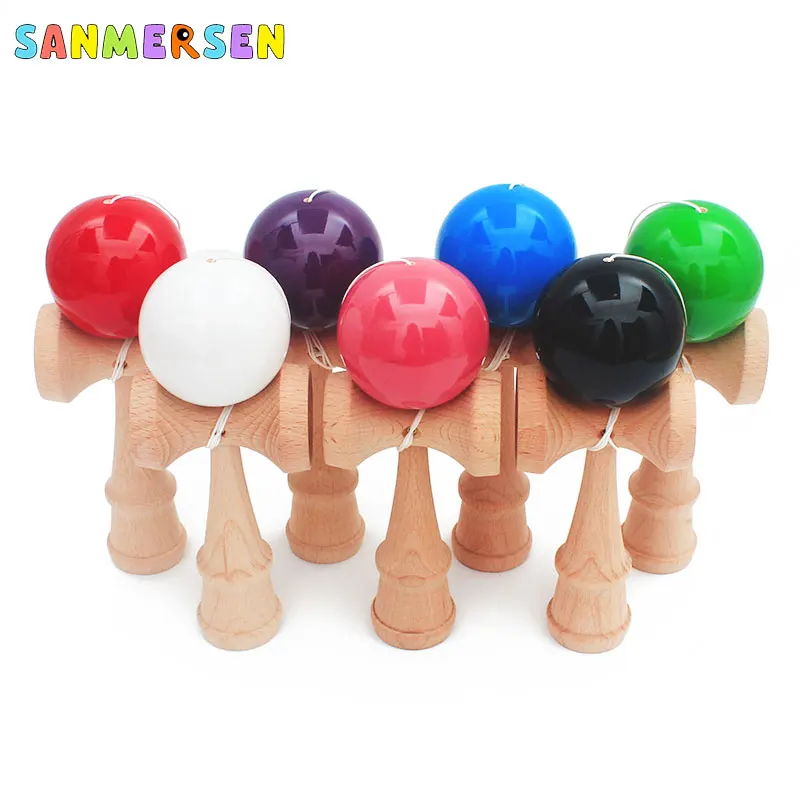 Деревянные хромированные профессиональные игрушки Kendama, шары, умелые шарики для жонглирования, мяч для снятия стресса, Обучающие спортивные игрушки для детей