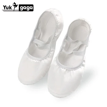 

Kids Ballet Shoes silk Ballet Dance Slippers Split Sole Girls Childern Ballerina Practice Shoes For Dancing