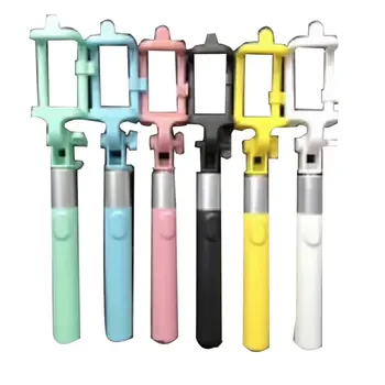 

Handhold Self-timer Rod Extendable Stand Wired Mobile Phone Monopod Remote Control Plastic / ACEHE Smartphones