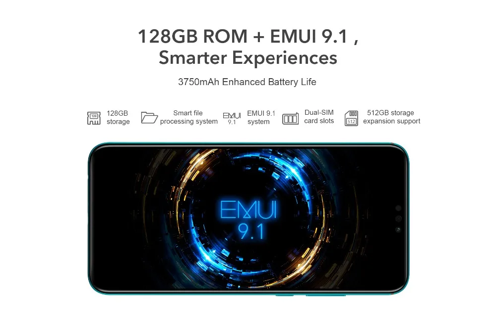 New Arrival Honor 9X Lite Smartphone 4G128G 48MP AIS Camera 6.5'' Mobile Phone Android Face Unlock Turbo 3.0 OTA NFC (8)