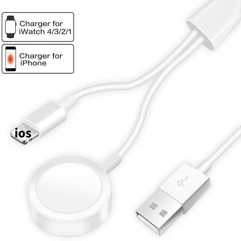

Advanced Magnetic Wireless Charger Compatible with Apple Watch iWatch Charger for 5 4 3 2 1 Series, Fast Portable Watch Charger