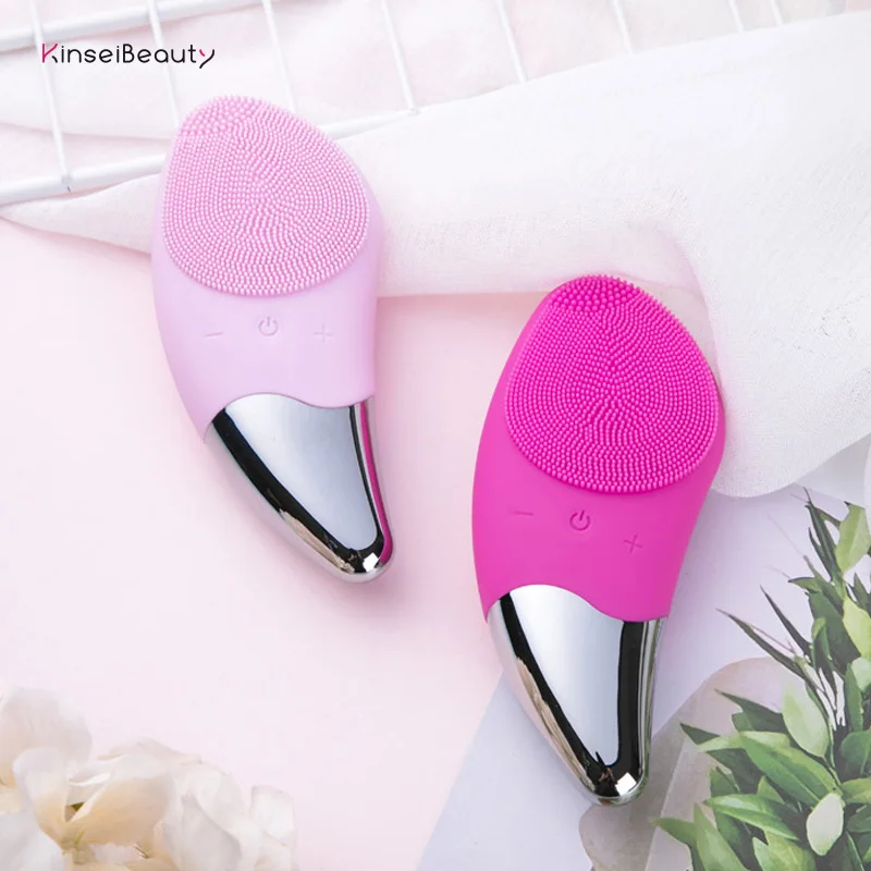 Face Cleansing Brush Waterproof Electric Face Cleanser Facial Massager Rechargeable Silicone Facial Brush Skin Care Tool
