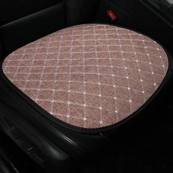 

Flax Car Seat Cover Front Rear Car Styling Seat Cushion Protector Auto Pad Car Mat For Ford Fusion Focus 2 Mondeo mk3 mk4
