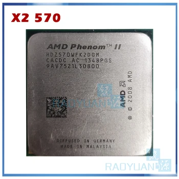 

AMD Phenom II X2 570 3.5GHz Dual-Core CPU Processor HDZ570WFK2DGM 80W Socket AM3 938pin