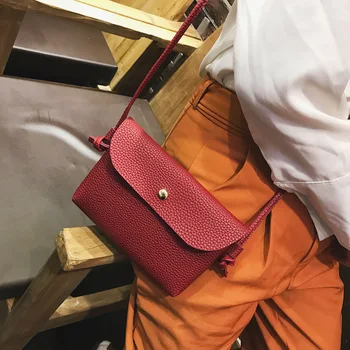 

Hot hot female bag new little girl low-cost bag bag diagonal lying across the bag shoulder bag mobile phone