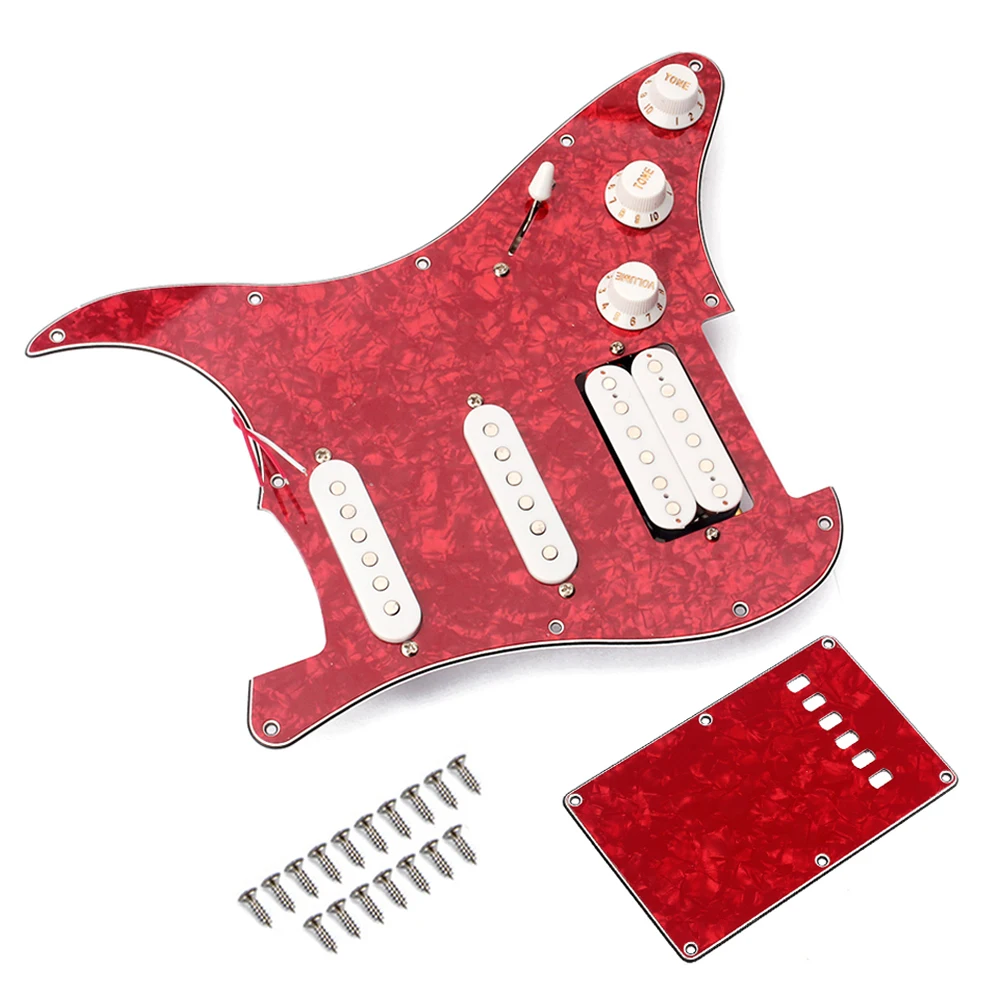 Pickguard Металл SSH загружен Прайм прочный крепкий Pickguard звукосниматели набор для fender для музыкального инструмента бас-гитара