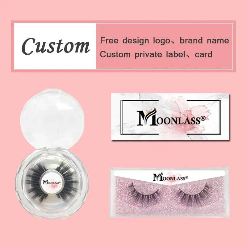 

Customized Label Mink Eyelashes Packaging Box Bulk Free Design Brand Name Eyelash box Circle Private Logo 200 pcs Mink Lashes