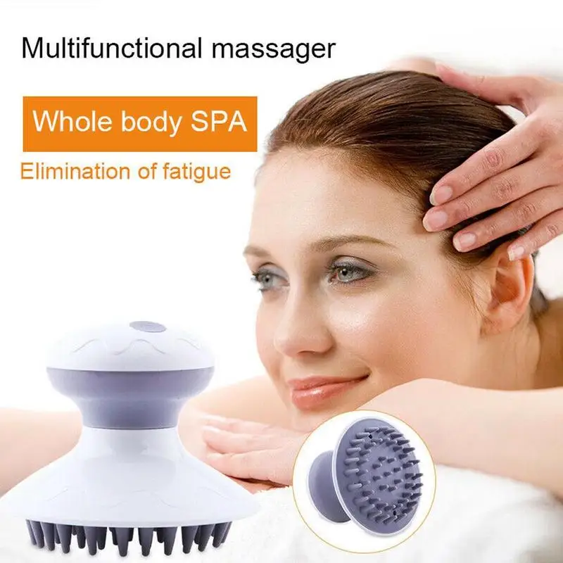 

Waterproof Head Massage Wireless Scalp Massager Prevent Hair Loss Promote Hair Growth Tools Vibrating Brain Care