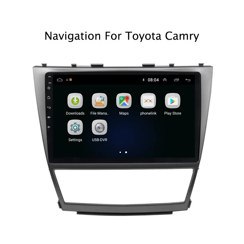 Excellent 10.1" 2.5D Android 8.1 Car DVD GPS For Toyota Camry 2006 2007 2008 2009-2012 Car Radio Stereo Head Unit with Navigation 1
