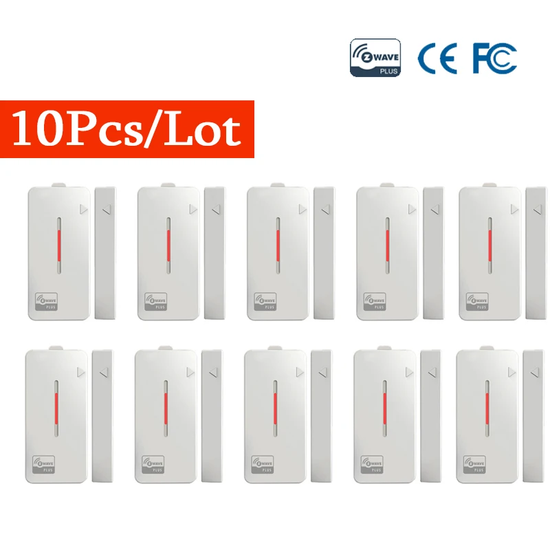 

Датчик для умного дома Z-Wave Plus, 10 шт./лот, совместим с Z-wave серий 300 и 500, домашняя Автоматизация ЕС 868,4 МГц