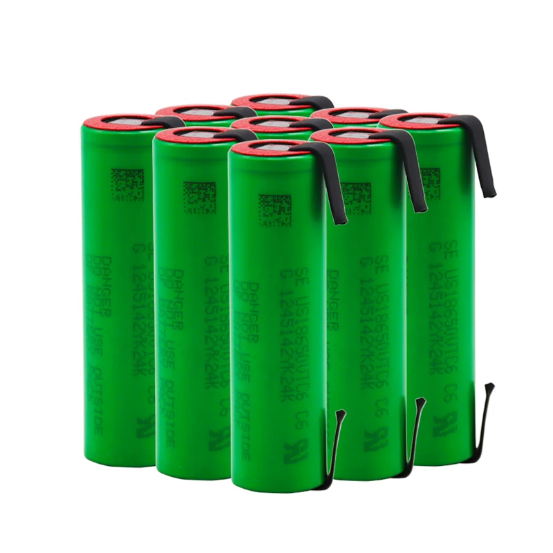 vtc6 3,7 v 3000 mah 18650 литиевая аккумуляторная батарея для sony фонарик батареи электронной сигареты+ DIY никелевые листы