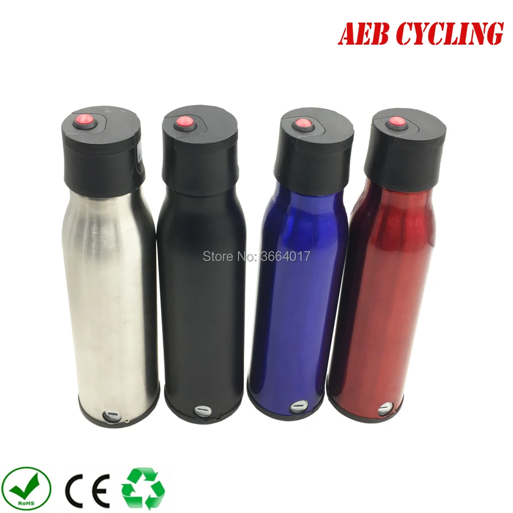 

EU US Free shipping 36V 6Ah Stealth Water Bottle Battery smart portable battery pack for booster bicycle with charger