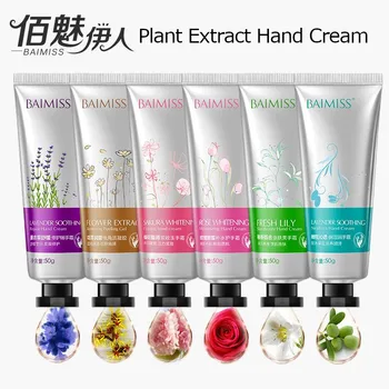 

BAIMISS Plant Extract Hand Cream Serum Anti Chapping Aging Cracking Essence Lotion Repair Nourishing Moisturizing Skin Care 6pcs