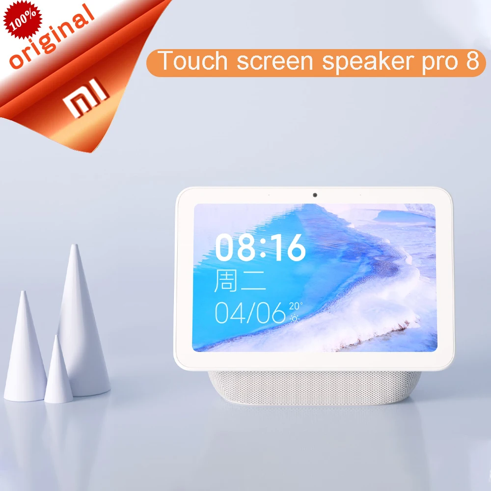 Xiao mi AI сенсорный экран Bluetooth 5,0 динамик Pro 8 дюймов цифровой дисплей Будильник WiFi смарт соединение динамик mi динамик