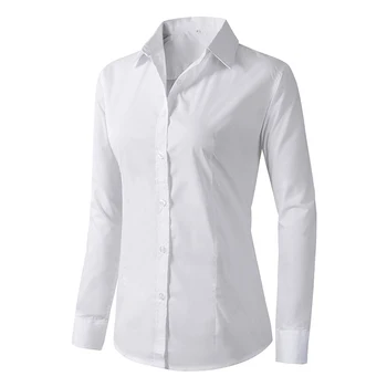 Women's  White Simple Shirt
