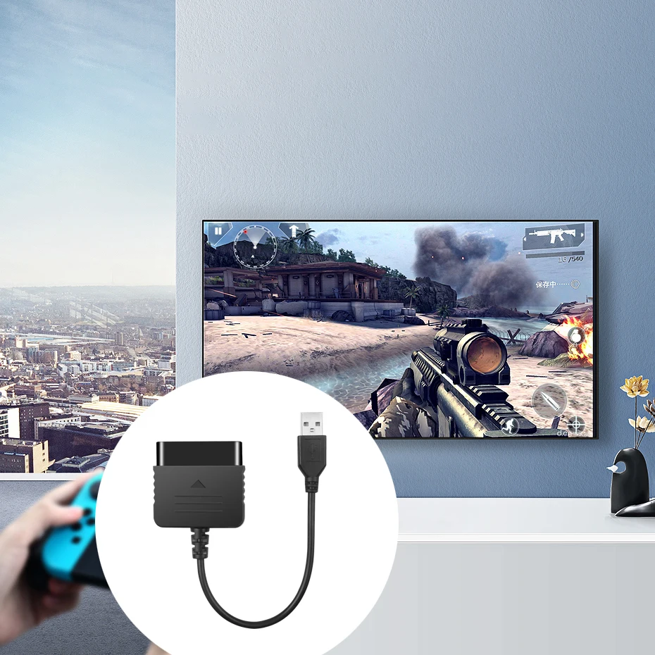 USB геймпад Kebidu игровой контроллер конвертер P2 в P3 адаптер кабель без драйвера для
