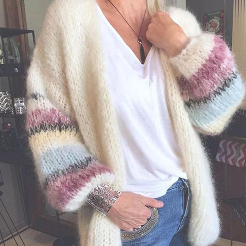Fashion Long Cardigan Women Outwear Elegant 2020