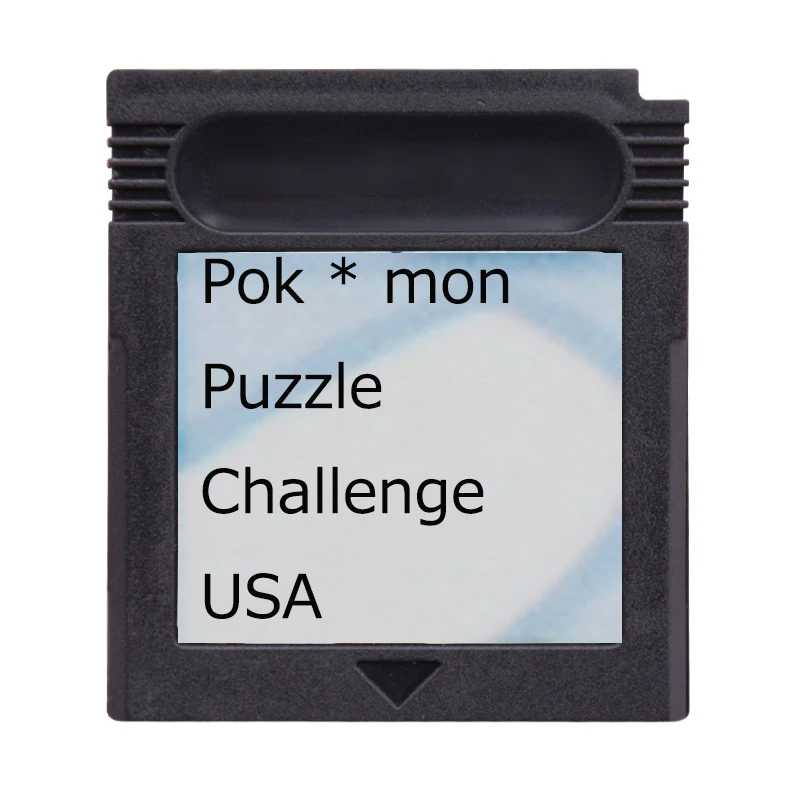 16 бит видеоигры картридж Консоли Карты Poke Puzzle вызов на английском языке издание