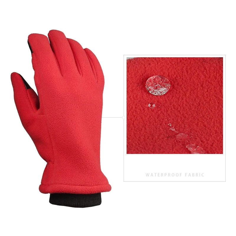 Зимние перчатки, холодные и термостойкие рабочие перчатки, флисовые теплые перчатки, уличные унисекс