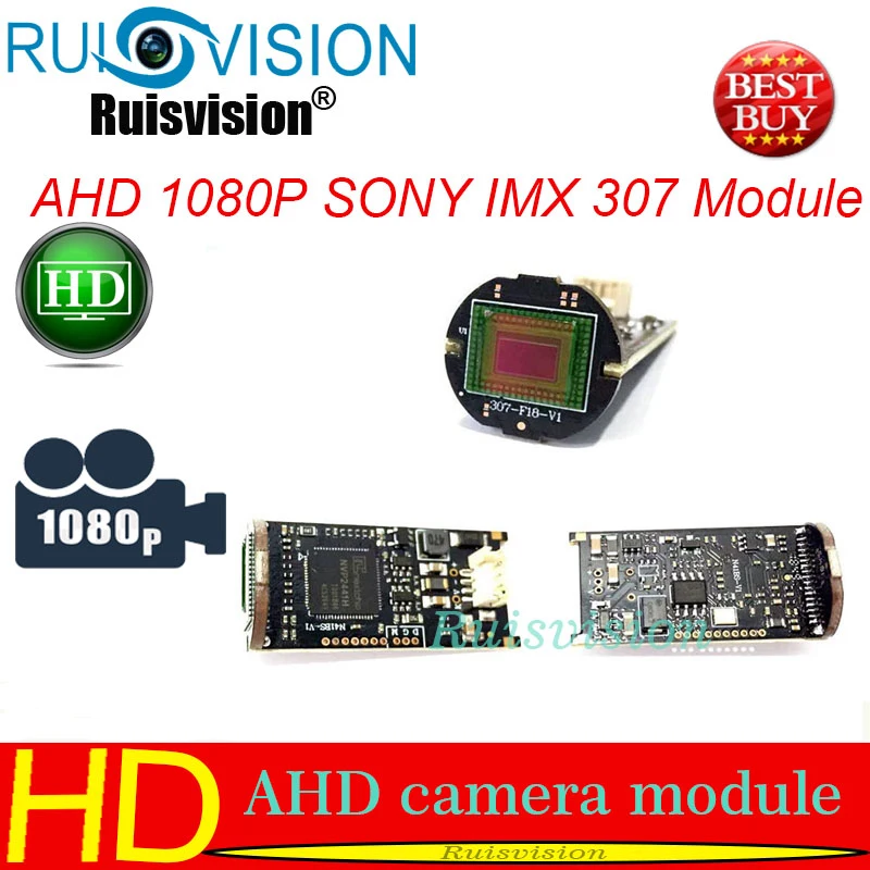 AHD 4 в 1 1080P/2 Мп модуль 1/2.8 &quotSONY CMOS IMX307 датчик мини цилиндрическая плата
