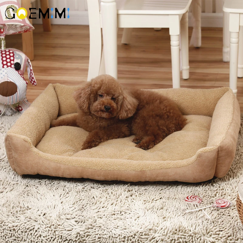 

Dog Soft Bed Mat Kennel Dog Puppy Warm Bed Plush Cozy Nest For Small Medium Large Dog House Pad Warm Winter dogs beds nest