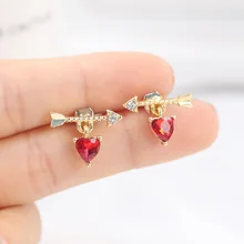 Стразы в виде золотых стрел, вечерние, блестящие, модные, милые, романтические, популярные, оригинальные серьги для женщин, ювелирное изделие