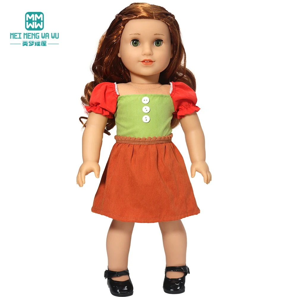 Barbie Doll Clothes Doll Clothes Accessories Doll Clothes Doll Accessories Fits 43-45cm American Doll Toys New Born Doll Fashion Bow Dresses Gift