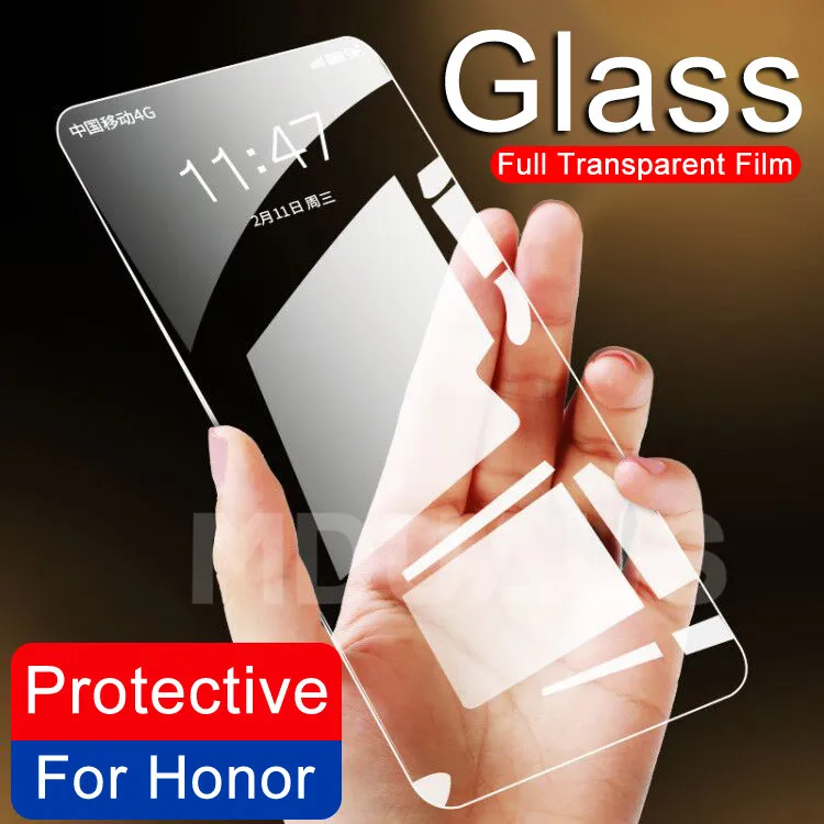

9H Protective Glass on For Huawei Honor 9X 8X 8A 8C 8S 20 Lite V20 9i 10i 20i 20S Tempered Screen Protector Safety Glass Film