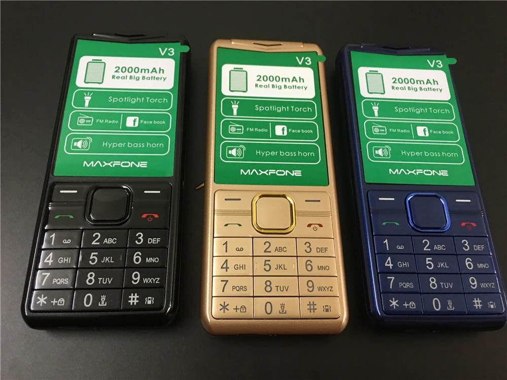  V3 Push Button Mobile Phone 2.4