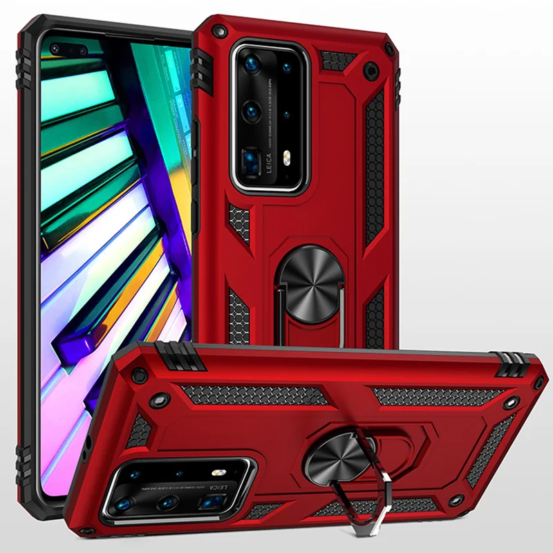 Бронированный Мягкий противоударный чехол для Huawei Honor 20 10 9X Y9S P40 P30 Mate 30 lite Pro
