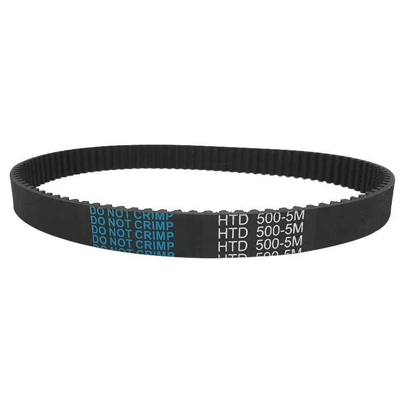 

HTD Belt 500-5M-10, Closed Loop Timing Belts, 12/15/30mm Width, 500 Length, Synchronous Rubber Belts Part, 100 Teeth, Suitable