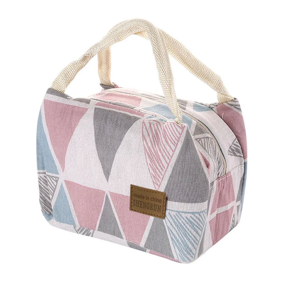 Женская Портативная сумка для ланча новая термоизолированная сумка с охладителем сумка Bento сумка Контейнер для ланча складывающаяся сумка Torba# T1P - Цвет: A