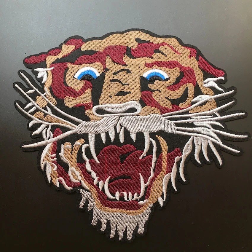 1 шт. крутая куртка с нашивками в виде тигра аппликация железо наклейки на одежду