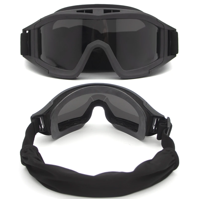NorthFOX Locust Military Tactical Goggles CS Shooting Goggles Windproof Paintball Glasses Men's Outdoor Sports Camping Hiking Mo