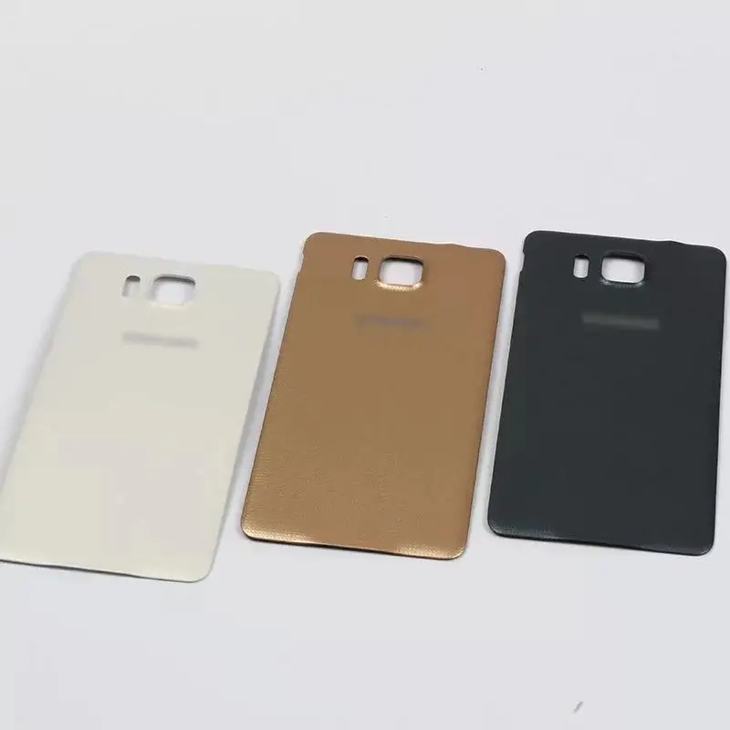 

Geniune Rear battery door cover for Samsung Galaxy Alpha G850 G850F back housing for Galaxy G850 G850F back cover case + 1x film