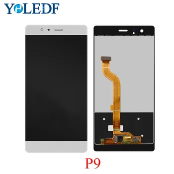 

LCD For HUAWEI P9 EVA-L09 EVA-L19 LCD Display Touch Screen Digitizer Assembly+Bezel Frame LCD Ekran Matrix Repair Replace parts