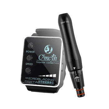 

Professional Permanent Makeup Machine Pen for Eyebrow Eyelid Lips Eyebrow Tattoo Machine Smart Watch Design LCD Tattoo Pen
