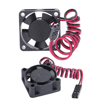 

2Pcs for Rc Model Car Esc 3010 Motor Cooling Fan for Remote Control Car Parts Accessories, 30X30Mm & 25X25Mm