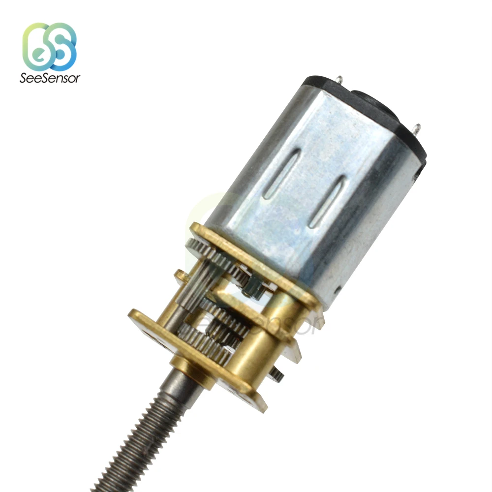 미니 마이크로 메탈 기어 모터, DC 모터 샤프트, M3 x 55mm, 15, 30, 60, 100, 150, 200, 300, 400, 500, 3V, 6V, 12V, N20 600/800/1000 RPM