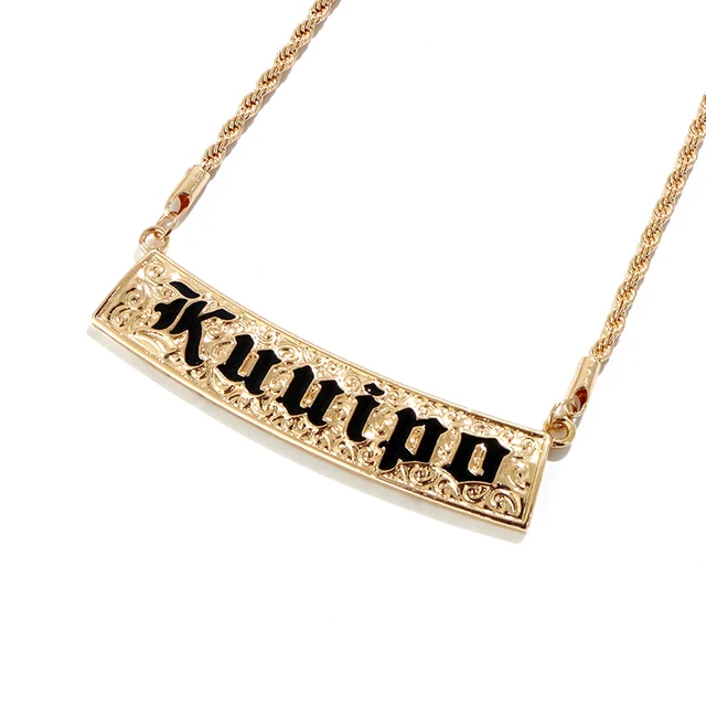Twisted Chain Necklace Pendant 