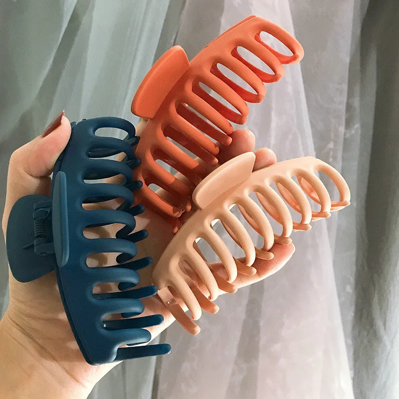 Hot Seller Claw-Clip Hair-Clamps Crab Plastic Black Women New for Tough Large-Size KJnKq1E5E