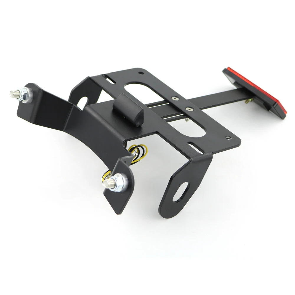 Для Honda CB650R CBR650R держатель номерного знака Кронштейн задний хвост Tidy Fender Eliminator Kit алюминиевый черный 1 комплект