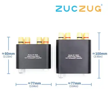 

Bluetooth 5.0 audio power amplifier board module 20W35W50W60W90W100WX2 2.0 dual channel stereo