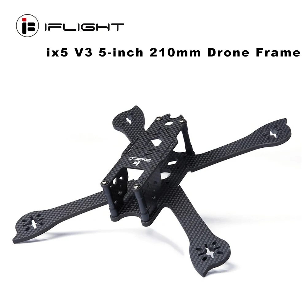 IFlight ix5 V3 5-дюймовый 210 мм Гибридный с видом от первого лица стеллаж для выставки товаров с 4 мм Arm с видом от первого лица Камера подставка для FPV RC комплект для БПЛА
