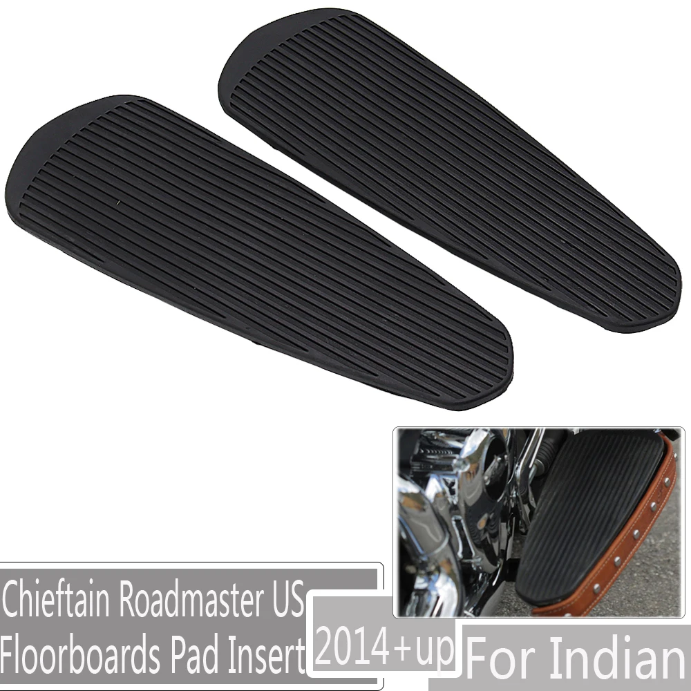 Motorcycle Rubber Footboard Foot Pegs Pedals For Indian Chief Chieftain